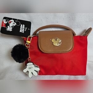 NWT Viral Mickey Disney Mini Crossbody Bag W/Detachable Strap TIK TOK